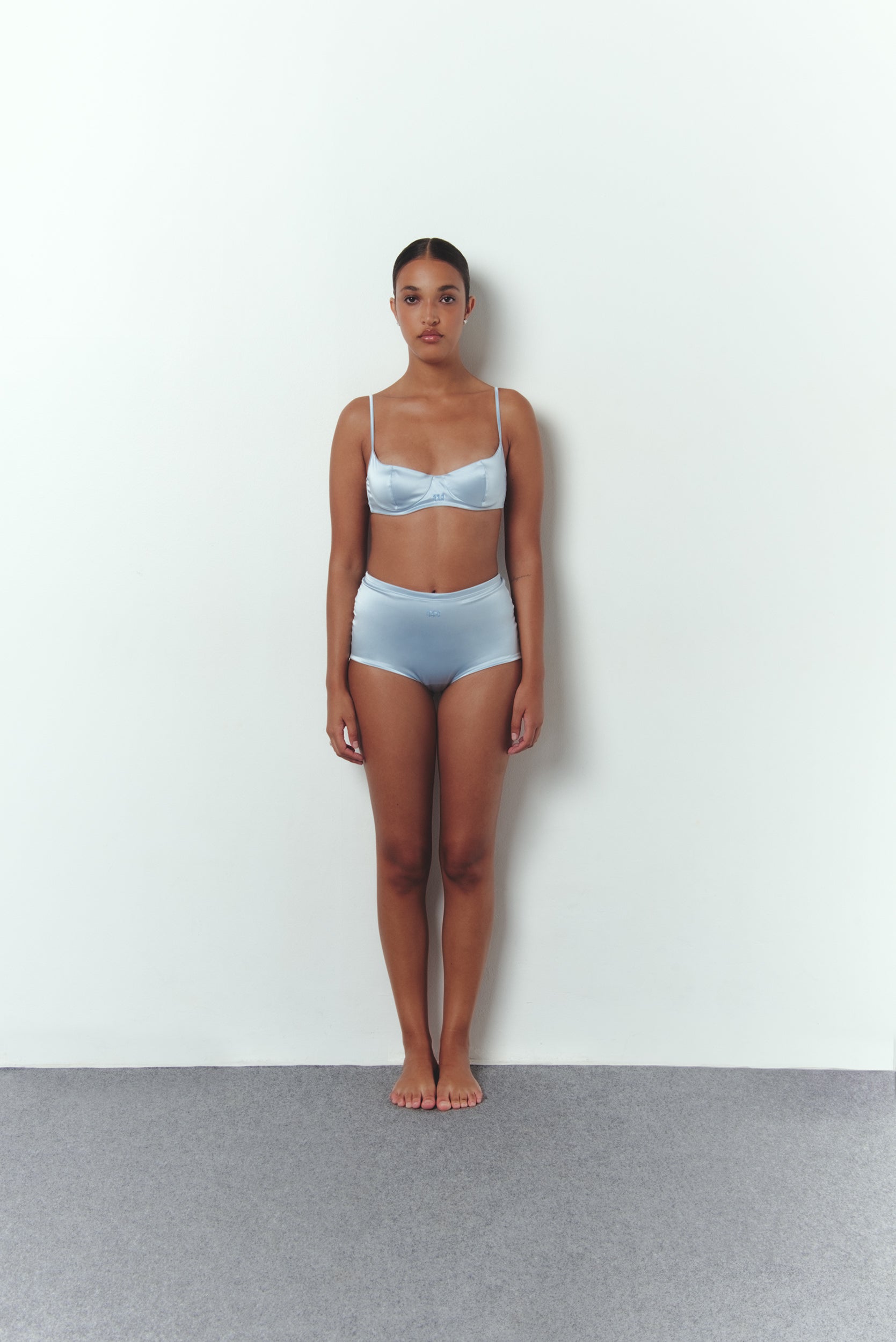 TALIA MICRO SHORTS - Baby Blue