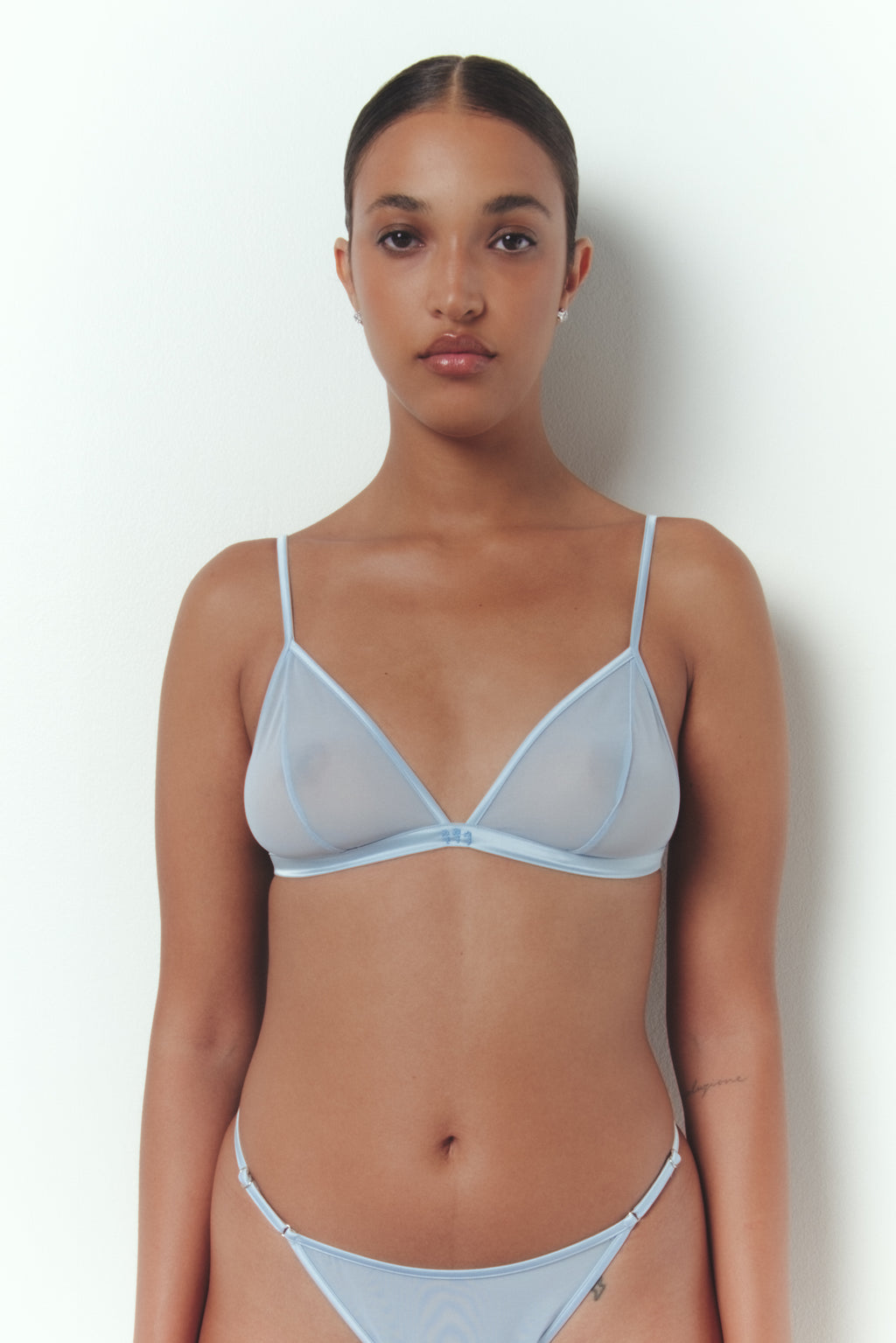 ESSENZA TRIANGLE BRA - Baby Blue