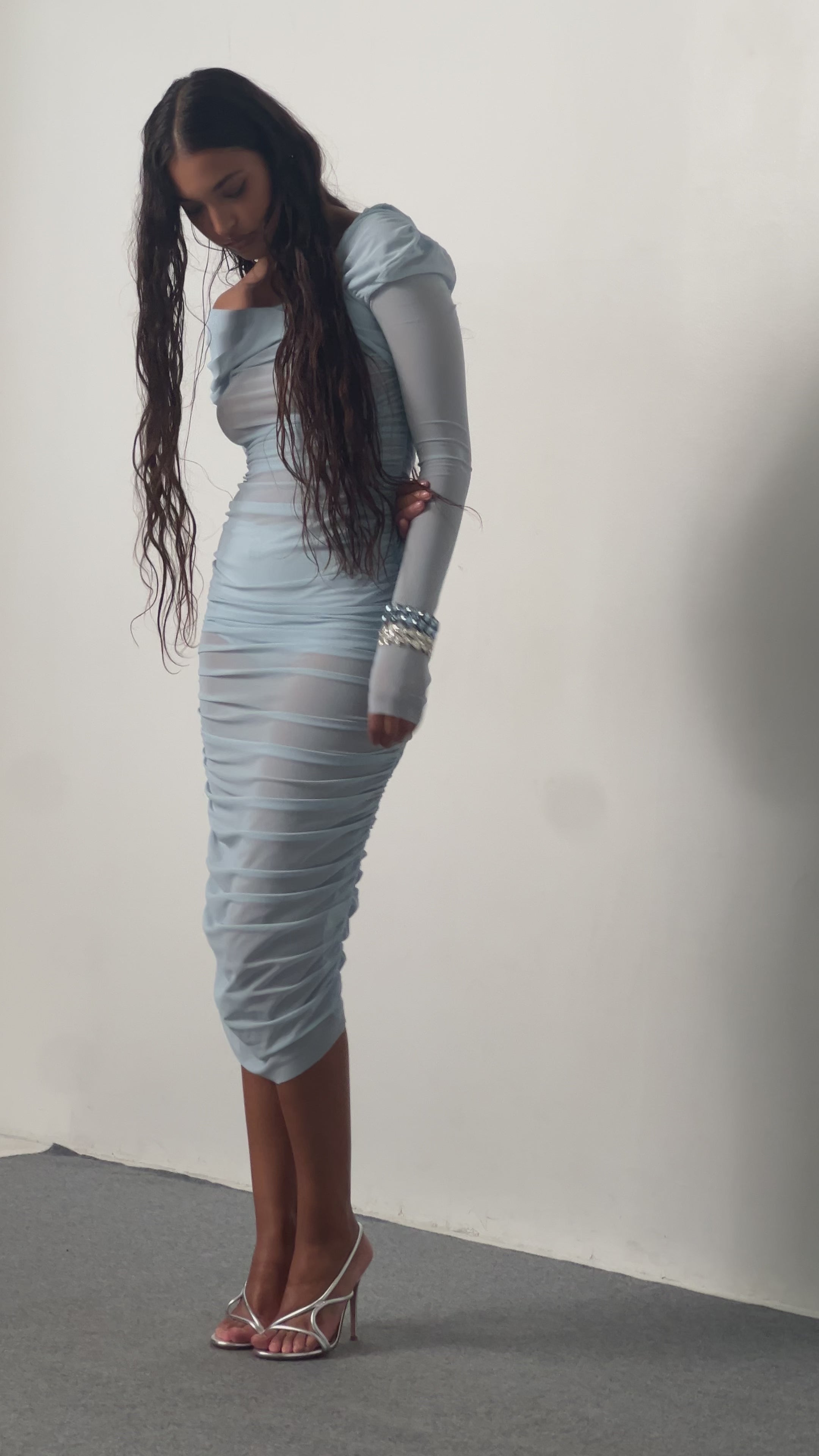ETEREA DRESS - Baby Blue